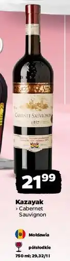 Netto Wino półsłodkie Kazayak Cabernet Sauvignon oferta