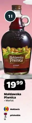 Wino Mołdawska Piwnica Merlot