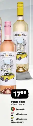 Netto Wino półwytrawne Ponto Final Vinho Verde oferta