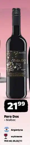 Netto Wino Para Dos Malbec oferta