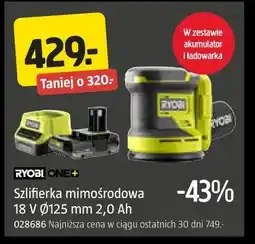 Jula Szlifierka mimośrodowa 18 V Ø125 mm, 2,0 Ah oferta