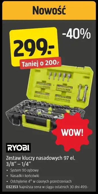 Zestaw kluczy nasadowych 97 el. 3/8” – 1/4”