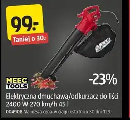 Jula Elektryczna dmuchawa/odkurzacz do liści 2400 W 270 km/h 45l oferta