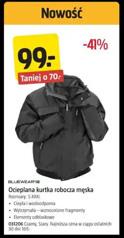 Jula Ocieplana kurtka robocza męska BLUEWEAR oferta