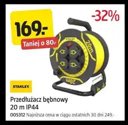 Jula Przedłużacz bębnowy 20 m IP44 STANLEY oferta
