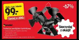 Jula Podwójny wentylator kominkowy anslut oferta