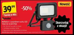 Jula Reflektor z czujnikiem ruchu LED 1350 lm 10 W IP44 anslut oferta