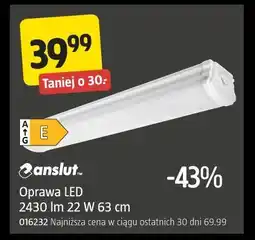 Jula Oprawa LED 2430 lm 22 W 63 cm anslut oferta