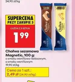 Biedronka Chałwa sezamowa o waniliowo-kakaowa Magnetic oferta