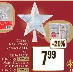 Dino Czubek choinkowy gwiazda led oferta