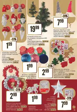 Dino Choinka sztuczna z szyszkami led oferta