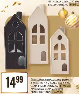 Dino Świecznik ceramiczny domek oferta