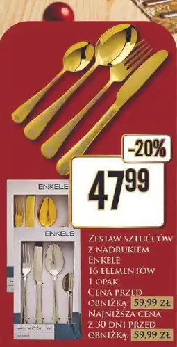 Dino Zestaw sztućców z nadrukiem Enkele oferta