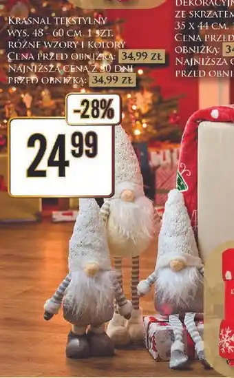 Dino Krasnal stojący 60 cm oferta