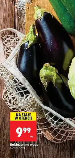 Biedronka Bakłażan na wagę Biedronka oferta