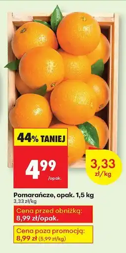 Biedronka Pomarańcze, opak. 1,5 kg Biedronka oferta