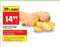 Biedronka Imbir na wagę Biedronka oferta