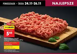 Biedronka Mięso mielone z łopatki wieprzowej 1+1 GRATIS Kraina Mięs oferta