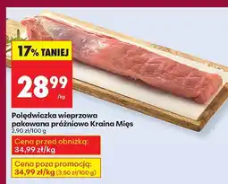 Biedronka Polędwiczka wieprzowa pakowana próżniowo Kraina Mięs oferta
