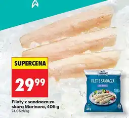 Biedronka Filety z sandacza ze skórą 405 g Marinero oferta