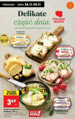 Biedronka Serek kanapkowy z kurkami i cebulką Delikate oferta