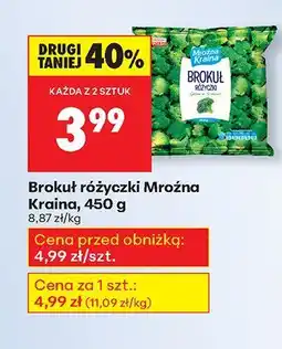 Biedronka Brokuł różyczki 450 g Mroźna Kraina oferta