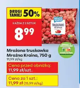 Biedronka Mrożona truskawka 750 g Mroźna Kraina oferta