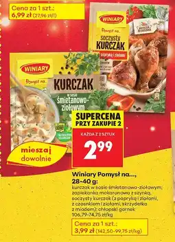 Biedronka Mieszanka Pomysł na..., różne rodzaje Winiary oferta