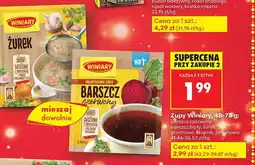 Biedronka Zupa Winiary, różne rodzaje oferta