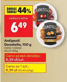 Biedronka Antipasti Donatello, 150 g różne rodzaje oferta