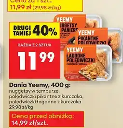 Biedronka Dania Yeemy, 400 g: nuggetsy w tempurze oferta