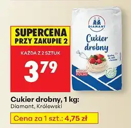Biedronka Cukier drobny 1 kg Diamant, Królewski Biedronka oferta