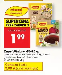 Biedronka Zupy barszcz czerwony Winiary oferta
