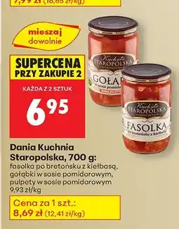 Biedronka Fasolka po bretońsku z kiełbasą Kuchnia Staropolska oferta