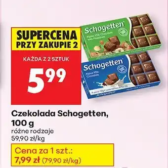 Biedronka Czekolada Schogetten oferta