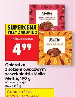 Biedronka Galaretka z sokiem owocowym w czekoladzie Mella Mellité oferta