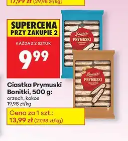 Biedronka Ciastka Prymuski Bonitki orzech oferta