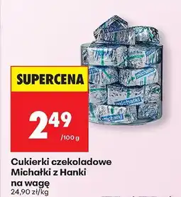 Biedronka Cukierki czekoladowe Michałki z Hanki na wagę oferta