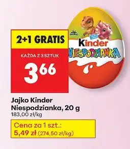 Biedronka Jajko Kinder Niespodzianka, 20 g oferta