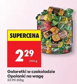 Biedronka Galaretki w czekoladzie na wagę Opolanki oferta