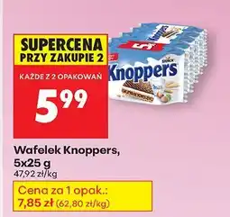 Biedronka Wafelek Knoppers, 5x25 g oferta