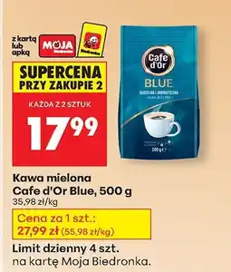 Biedronka Kawa mielona Blue, 500 g Cafe d'Or oferta