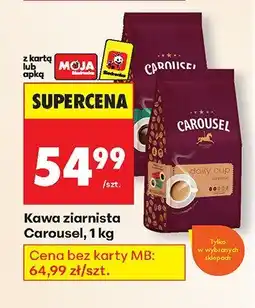 Biedronka Kawa ziarnista, 1 kg Carousel oferta