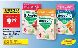 Biedronka Kaszka mleczno-ryżowa Bobovita oferta
