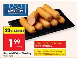Biedronka Serdelki Extra Morliny oferta