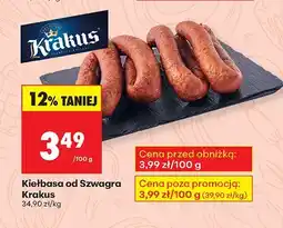 Biedronka Kiełbasa od Szwagra Krakus oferta