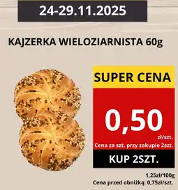 Supeco Bułka kajzerka wieloziarnista 60g Supeco oferta
