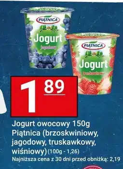 Hitpol Jogurt owocowy 150g - Piątnica (brzoskwiniowy, jagodowy, truskawkowy, wiśniowy) oferta