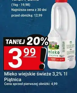 Hitpol Mleko wiejskie świeże 3,2% 1l - Piątnica oferta