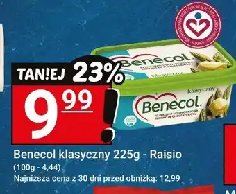Hitpol Tłuszcz roślinny Benecol klasyczny 225g - Raisio oferta